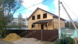 Фотографии строительства дома из СИП панелей в Московской области, городе Егорьевске из СИП панелей | фото, отзывы, цена