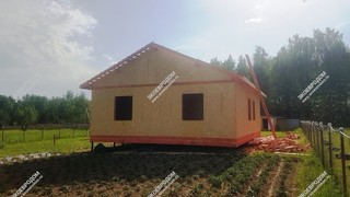 Дом в селе Супруты одноэтажный 99 м² из СИП панелей | фото, отзывы, цена