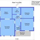Проект одноэтажного дома «Нежность» из СИП панелей | фото, отзывы, цена