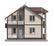 Дом в Городок-15 одноэтажный с мансардным этажом 176,5 м² из СИП панелей | фото, отзывы, цена