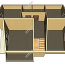 Проект двухэтажного дома с мансардным этажом «Префект» из СИП панелей | фото, отзывы, цена