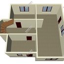 Проект одноэтажного дома с мансардным этажом «Глория» из СИП панелей | фото, отзывы, цена