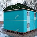 Проект двухэтажного дома «Ульянино» из СИП панелей | фото, отзывы, цена