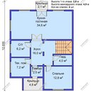 Проект одноэтажного дома с мансардным этажом «Макино» из СИП панелей | фото, отзывы, цена