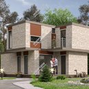 Проект двухэтажного дома «Корфу» из СИП панелей | фото, отзывы, цена