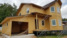 Фотографии строительства дома из СИП панелей в Московской области, городе Шатура из СИП панелей | фото, отзывы, цена