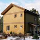 Проект двухэтажного дома Видный из СИП панелей | фото, отзывы, цена
