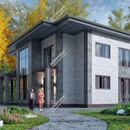 Проект двухэтажного дома «Бавария» из СИП панелей | фото, отзывы, цена