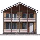 Проект двухэтажного дома «Говард» из СИП панелей | фото, отзывы, цена