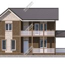 Проект двухэтажного дома «Дворянский» из СИП панелей | фото, отзывы, цена
