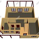 Проект двухэтажного дома «Милана» из СИП панелей | фото, отзывы, цена