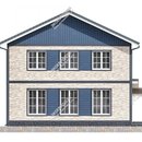 Проект двухэтажного дома «Тайм» из СИП панелей | фото, отзывы, цена