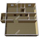 Проект одноэтажного дома «Шервуд» из СИП панелей | фото, отзывы, цена