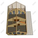 Проект одноэтажного дома с мансардным этажом Халкида из СИП панелей | фото, отзывы, цена