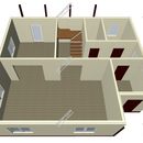 Проект одноэтажного дома с мансардным этажом «Тристан» из СИП панелей | фото, отзывы, цена