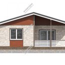 Проект одноэтажного дома «Ива» из СИП панелей | фото, отзывы, цена