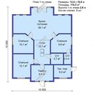 Проект одноэтажного дома «Пикник» из СИП панелей | фото, отзывы, цена