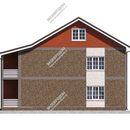 Проект двухэтажного дома «Меридиан» из СИП панелей | фото, отзывы, цена