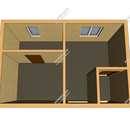 Проект одноэтажного дома Чегодаево из СИП панелей | фото, отзывы, цена