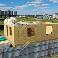 Дом в Московской области, городе Раменское двухэтажный 126,7 м² из СИП панелей | фото, отзывы, цена