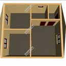 Проект одноэтажного дома «Подсолнушек» из СИП панелей | фото, отзывы, цена