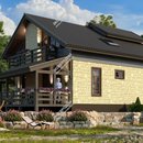 Проект двухэтажного дома «Колорадо» из СИП панелей | фото, отзывы, цена