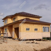 Дом в селе Березник двухэтажный 279 м² из СИП панелей | фото, отзывы, цена