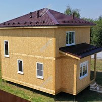 Дом в городе Егорьевске двухэтажный 144,6 м² из СИП панелей | фото, отзывы, цена