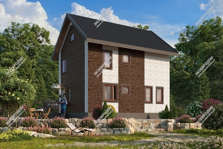 Проект двухэтажного дома Тулуза | фото, отзывы, цена
