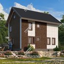 Проект двухэтажного дома «Тулуза» из СИП панелей | фото, отзывы, цена