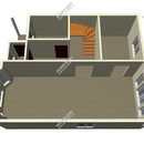 Проект одноэтажного дома с мансардным этажом «Гольфстрим» из СИП панелей | фото, отзывы, цена