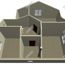 Проект одноэтажного дома с мансардным этажом «Элеганс» из СИП панелей | фото, отзывы, цена