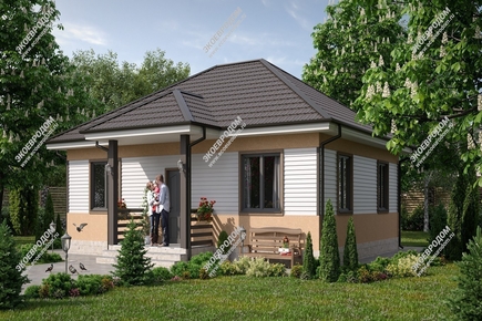 Проект одноэтажного дома «Соболево» | фото, отзывы, цена