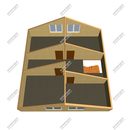 Проект одноэтажного дома с мансардным этажом Белла из СИП панелей | фото, отзывы, цена