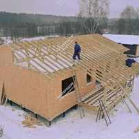 Дом в деревне Ивановская одноэтажный 139 м² из СИП панелей | фото, отзывы, цена