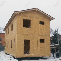 Фотографии строительства дома из СИП панелей в Ногинском районе Московской области, селе Балобаново | фото, отзывы, цена