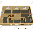 Проект одноэтажного дома Факел из СИП панелей | фото, отзывы, цена