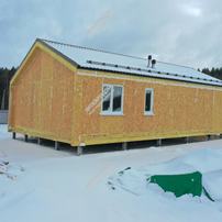 Дом в сельском поселении Фединское одноэтажный 103,2 м² из СИП панелей | фото, отзывы, цена