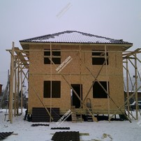 Дом в деревне Клыково двухэтажный 131,6 м² из СИП панелей | фото, отзывы, цена