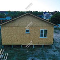 Дом в деревне Ёлкино одноэтажный 70,5 м² из СИП панелей | фото, отзывы, цена