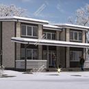 Проект двухэтажного дома «Горизонт» из СИП панелей | фото, отзывы, цена