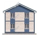 Проект двухэтажного дома «Канзас» из СИП панелей | фото, отзывы, цена