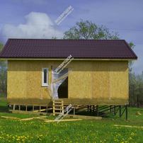 Дом в поселке Ровно одноэтажный 56,9 м² из СИП панелей | фото, отзывы, цена