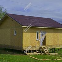 Дом в поселке Ровно одноэтажный 56,9 м² из СИП панелей | фото, отзывы, цена
