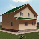 Проект двухэтажного дома «Крит» из СИП панелей | фото, отзывы, цена