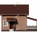 Проект одноэтажного дома с мансардным этажом Терми из СИП панелей | фото, отзывы, цена