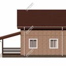 Проект одноэтажного дома с мансардным этажом Терми из СИП панелей | фото, отзывы, цена