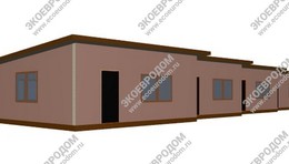 Дом одноэтажный 155,2 м² по проекту 15-521 из СИП панелей | фото, отзывы, цена