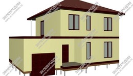 Дом в деревне Каменки двухэтажный 248,1 м² из СИП панелей | фото, отзывы, цена