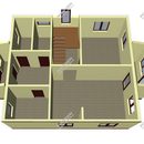 Проект одноэтажного дома с мансардным этажом «Аврора» из СИП панелей | фото, отзывы, цена